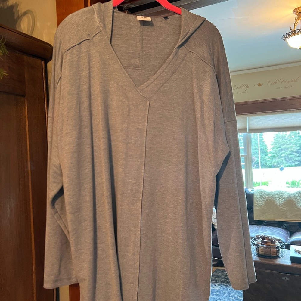 Cabi blue/grey hoodie
